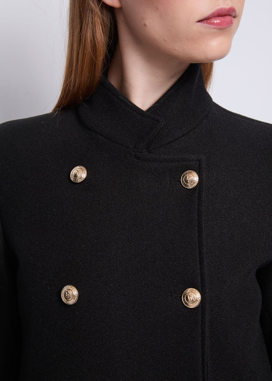 Cappotto da donna doppiopetto con bottoni dorati - art. 521BD35018 - Gaudi Autunno Inverno 2025/26 Donna