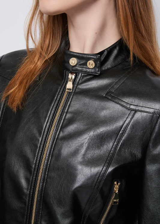 Giacca biker da donna con zip - art. 521BD38001 - Gaudi Autunno Inverno 2025/26 Donna