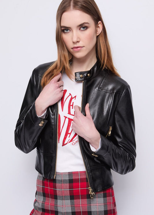 Giacca biker da donna con zip - art. 521BD38001 - Gaudi Autunno Inverno 2025/26 Donna