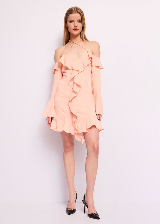 Mini abito con rouches DRESS  - art. 511DD15025 - Denny Rose Primavera Estate 2025 Donna
