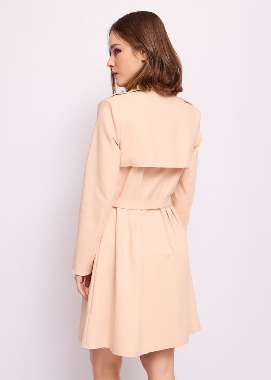 Trench doppiopetto in cotone - art. 511DD35016 - Denny Rose Primavera Estate 2025 Donna