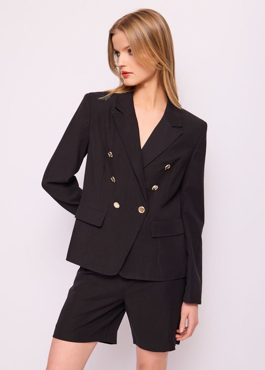 Blazer nero doppiopetto - art. 511DD35019 - Denny Rose Primavera Estate 2025 Donna