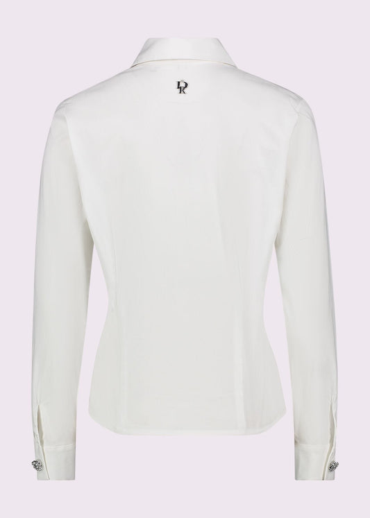 Camisa de mezcla de algodón - art. 511DD45028 - Denny Rose Primavera Verano 2025 Mujer