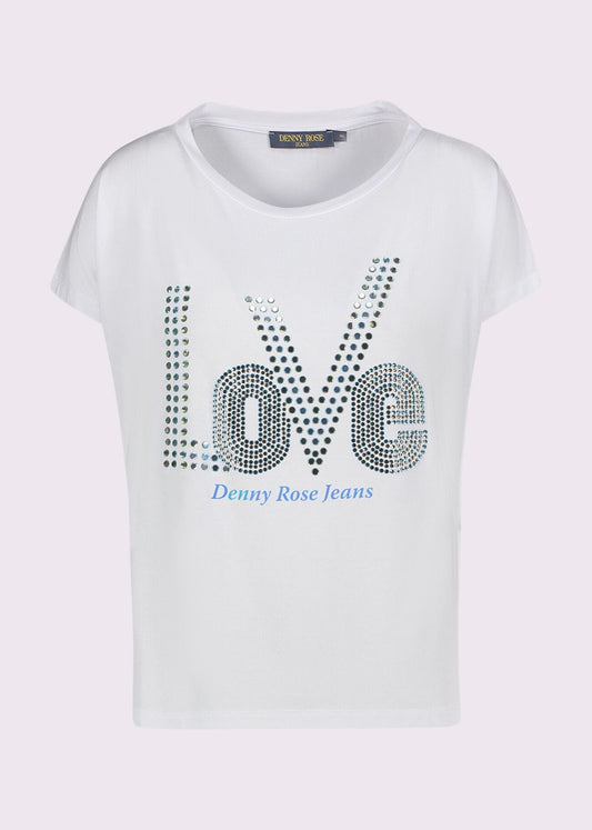 T-shirt maglia con stampa  - art. 511ND64015 - Denny Rose Primavera Estate 2025 Donna