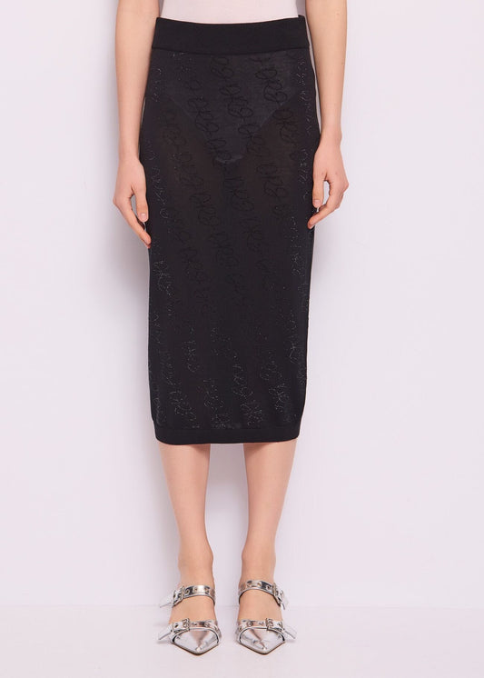 GONNA IN MAGLIA KNIT SKIRT  - art. 511ND73001 - Denny Rose Primavera Estate 2025 Donna
