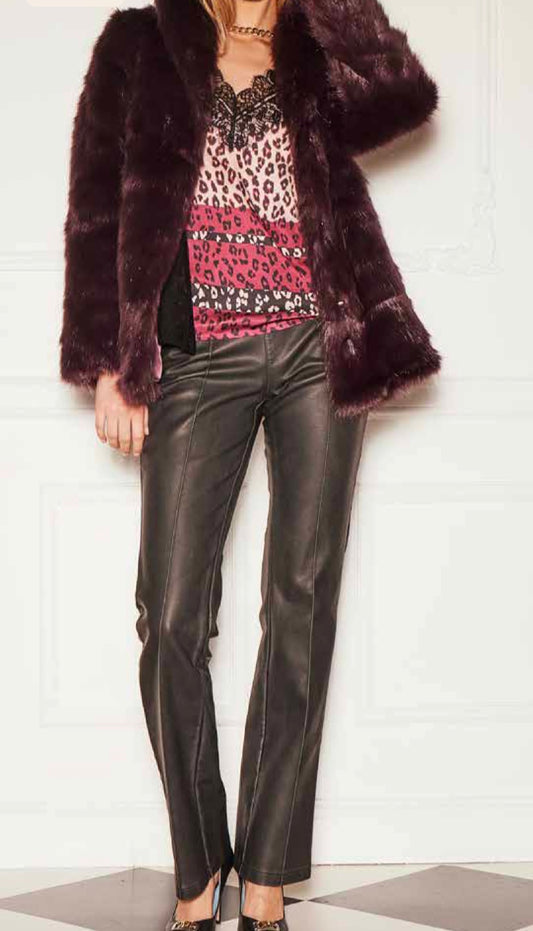 Pantalone ecopelle art. 421ND28001 Donna Denny Rose Autunno Inverno 2024/25