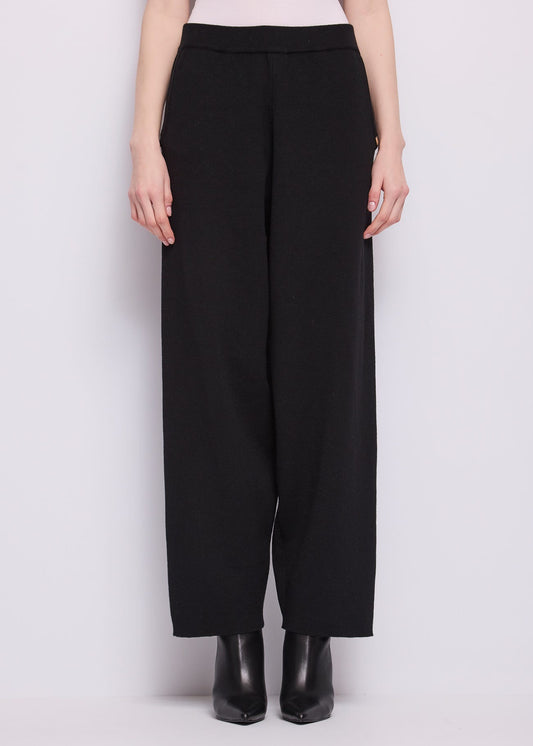 Pantaloni da donna in maglia di lana