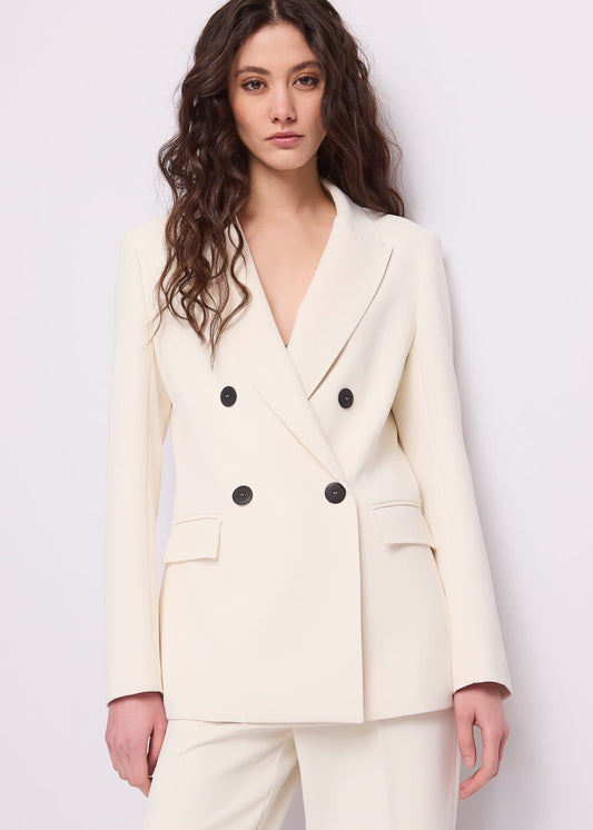 Blazer da donna con revers a lancia