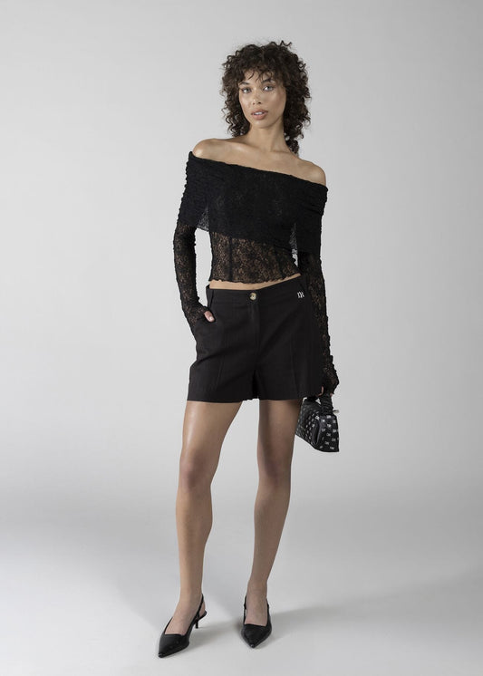 T-shirt in pizzo donna - art. 611DD64007 - Denny Rose Primavera Estate 2026