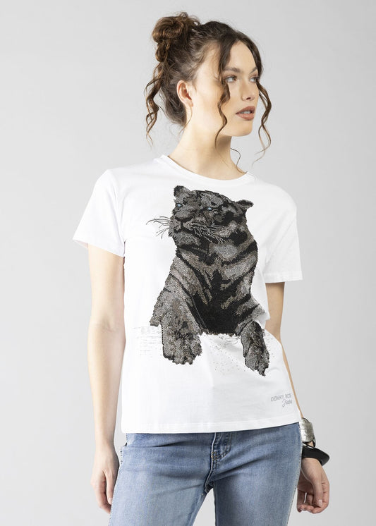 T-shirt donna - art. 611ND64043 - Denny Rose Primavera Estate 2026