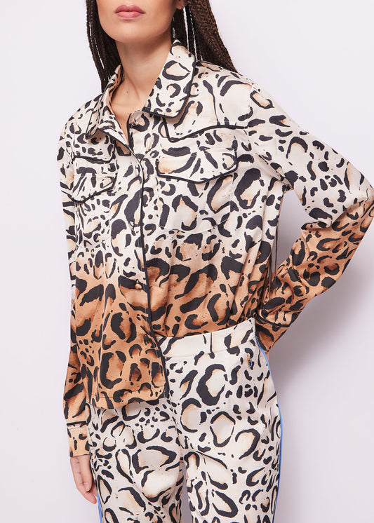 Camisa de satén - art. 421ND45003 - Denny Rose Otoño Invierno 2024/25 Mujer