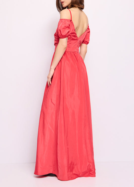 Abito lungo in taffetà DRESS - art. 511DD15009 - Denny Rose Primavera Estate 2025 Donna