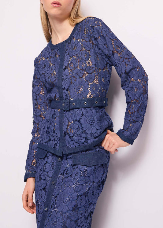 Cardigan in pizzo di cotone - art. 511ND45005 - Denny Rose Primavera Estate 2025 Donna