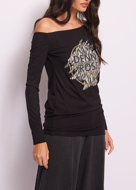 T-shirt maniche lunghe  - art. 511ND64019 - Denny Rose Primavera Estate 2025 Donna
