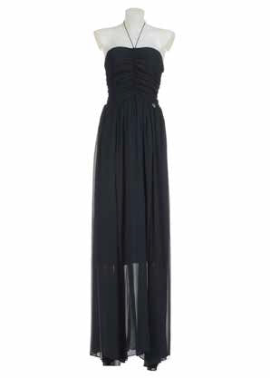 Abito lungo in georgette - art. 511DD15029ws - Denny Rose Primavera Estate 2025 Donna