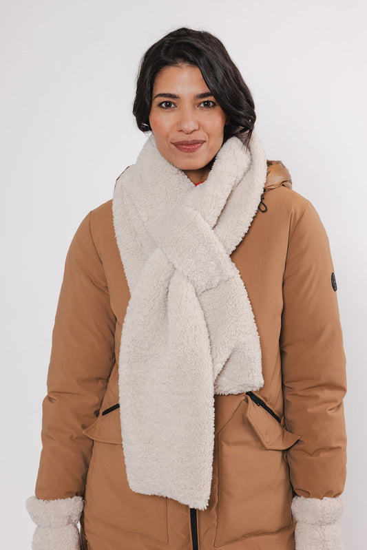 Sciarpa Asho Teddy Shawl -Rino & Pelle- Autunno Inverno 2024/25 Birch