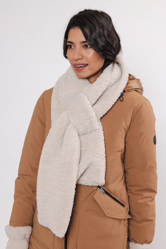 Sciarpa Asho Teddy Shawl -Rino & Pelle- Autunno Inverno 2024/25 Birch