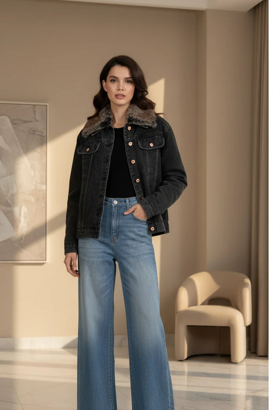 Giubbino jeans - art. 421ND36008 - Denny Rose Autunno Inverno 2024/25 Donna