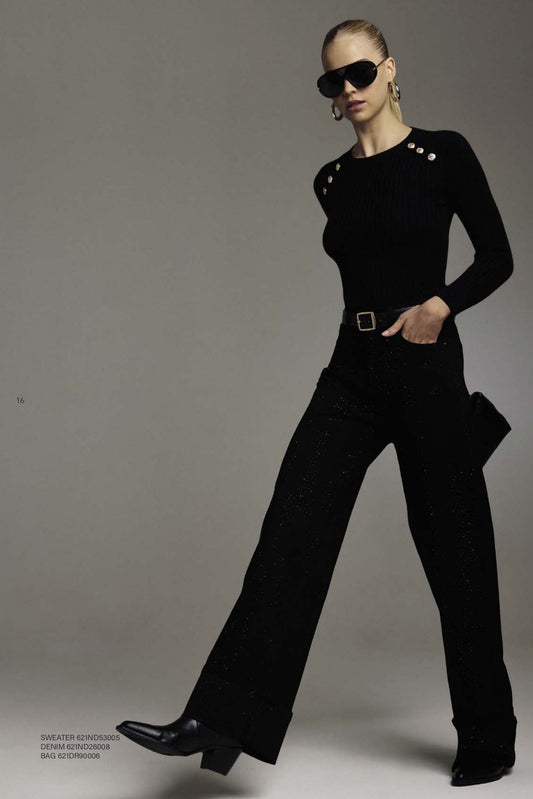 Pantalone denim donna - art. 621ND26008 - Denny Rose Autunno Inverno 2026