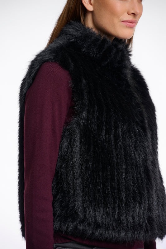 Gilet Dava con chiusura Rino & Pelle Autunno Inverno 2025/26 Black