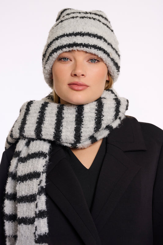 Berretto a righe Dieuwertje Rino & Pelle Autunno Inverno 2025/26 Deep iron grey
