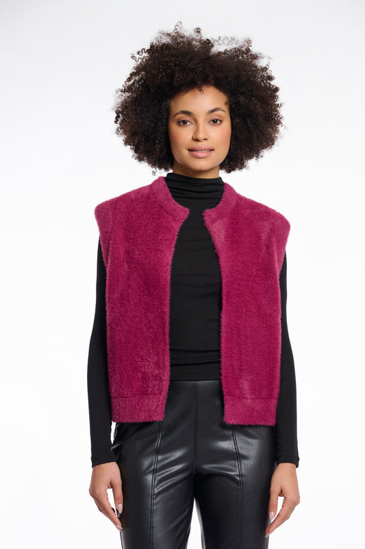 Gilet corto Elona Rino & Pelle Autunno Inverno 2025/26 Sugar plum