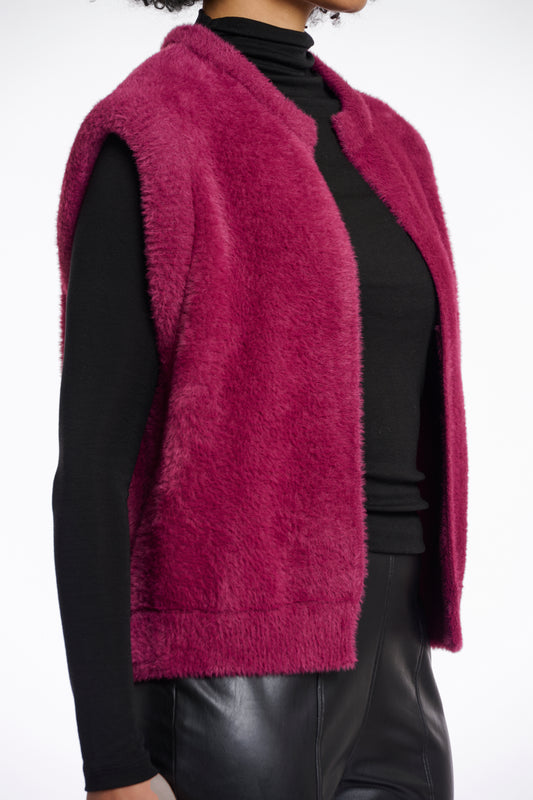 Gilet corto Elona Rino & Pelle Autunno Inverno 2025/26 Sugar plum