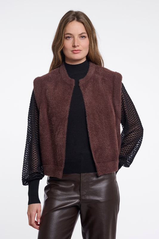 Cappotto donna art. Elona Rino & Pelle Coffee roast