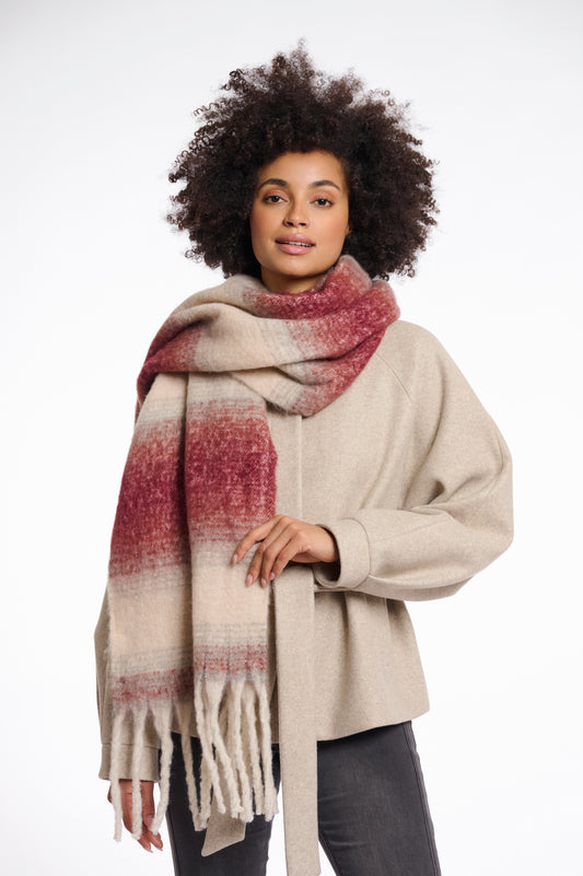 Sciarpa a quadri Erica Rino & Pelle Autunno Inverno 2025/26 Sugar plum birch