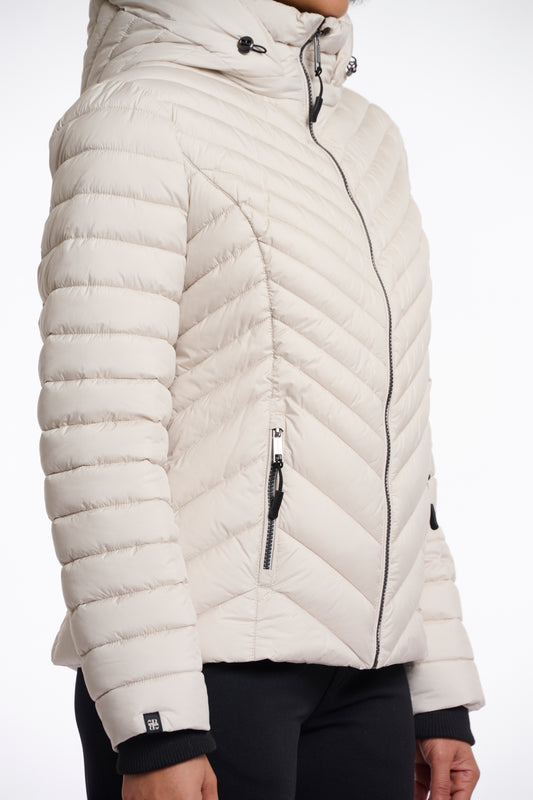 Giacca imbottita Erin con cappuccio staccabile  Rino & Pelle Autunno Inverno 2025/26 Birch