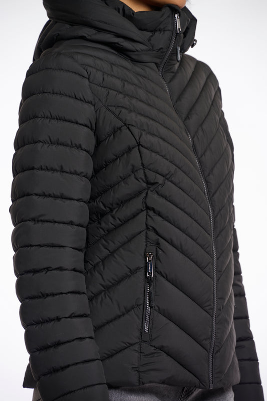 Giacca imbottita Erin con cappuccio staccabile  Rino & Pelle Autunno Inverno 2025/26 Black