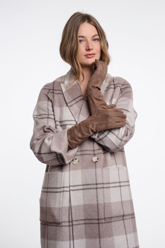 Guanti donna art. Feniks Rino & Pelle Brown russet