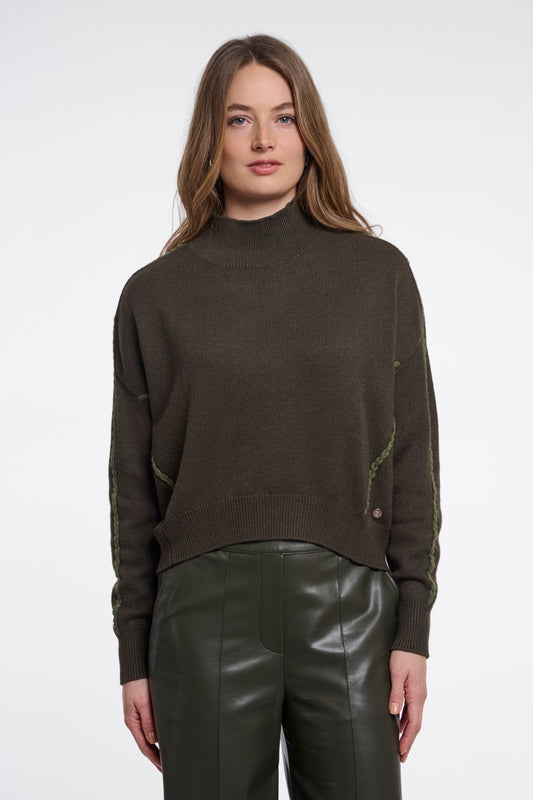 Maglione donna art. Firuze Rino & Pelle Hunter green