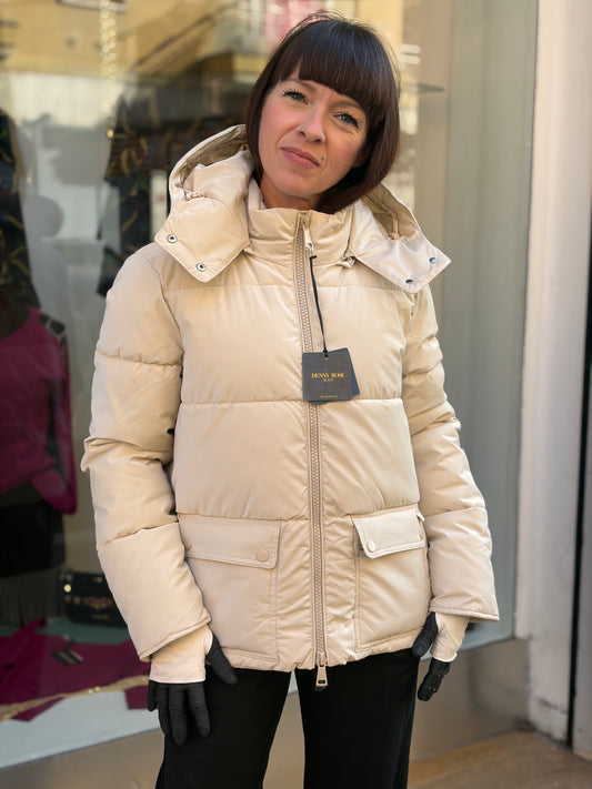 Piumino sintetico corto con cappuccio - art. 521ND35008 - Denny Rose Autunno Inverno 2025/26