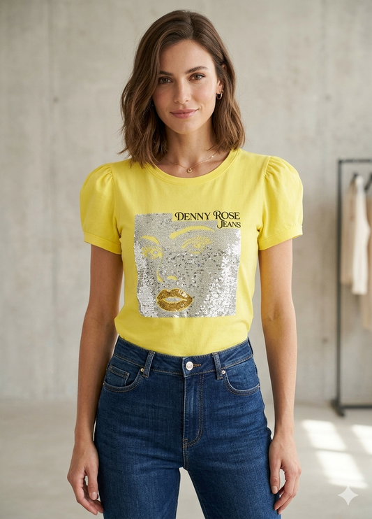 T-shirt donna - art. 611ND64010 - Denny Rose Primavera Estate 2026
