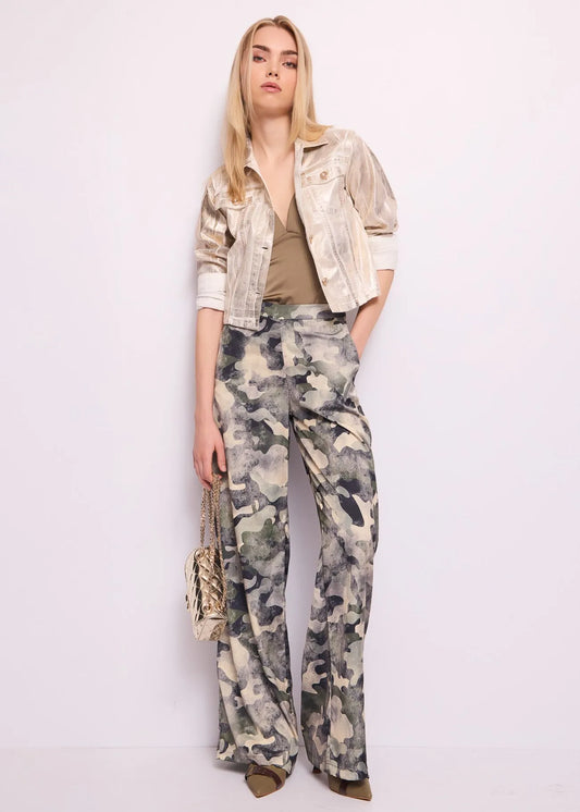 PANTALONE STAMPATO TROUSERS - art. 511ND25011 - Denny Rose Primavera Estate 2025 Donna
