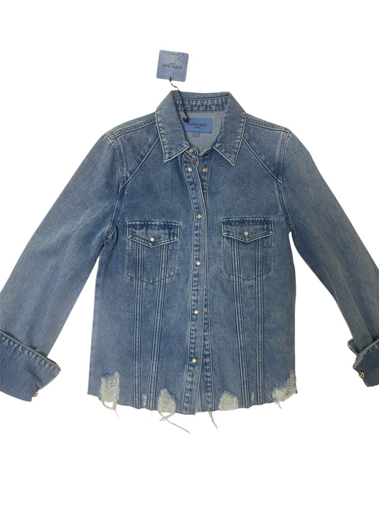 Camicia jeans con rotture - art. 511ND46006 - Denny Rose Primavera Estate 2025 Donna