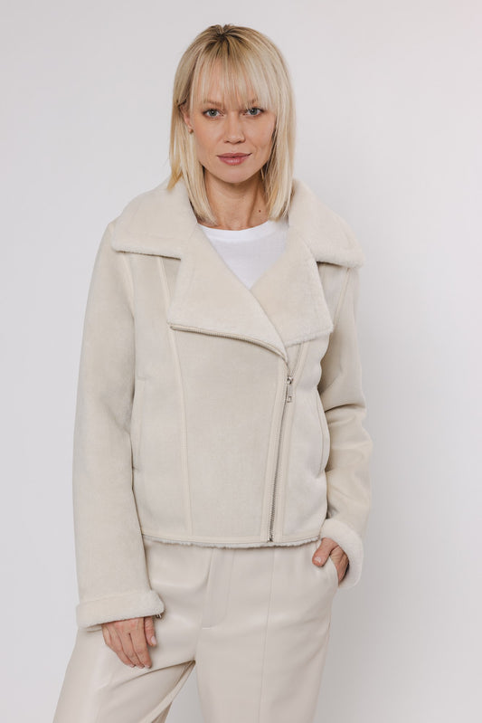 Giacca JUNO BIKER JACKET -Rino & Pelle- Autunno Inverno 2024/25 Birch