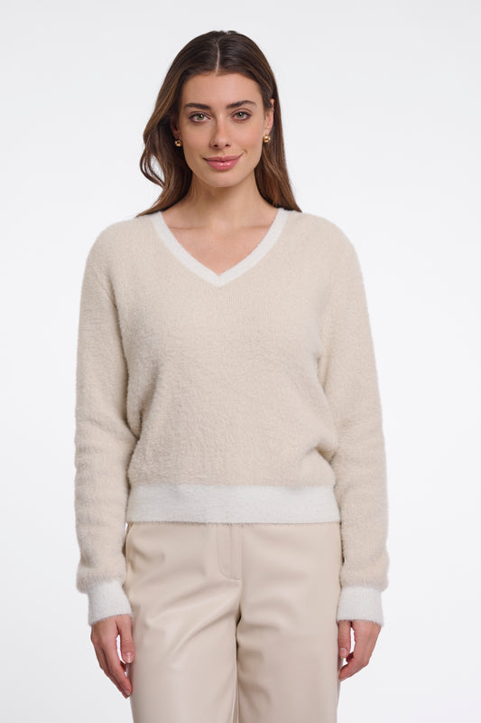 Maglione donna art. Keath Rino & Pelle Birch snow