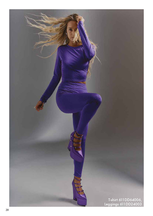 T-shirt con strass applicazioni donna - art. 611DD64006 - Denny Rose Primavera Estate 2026