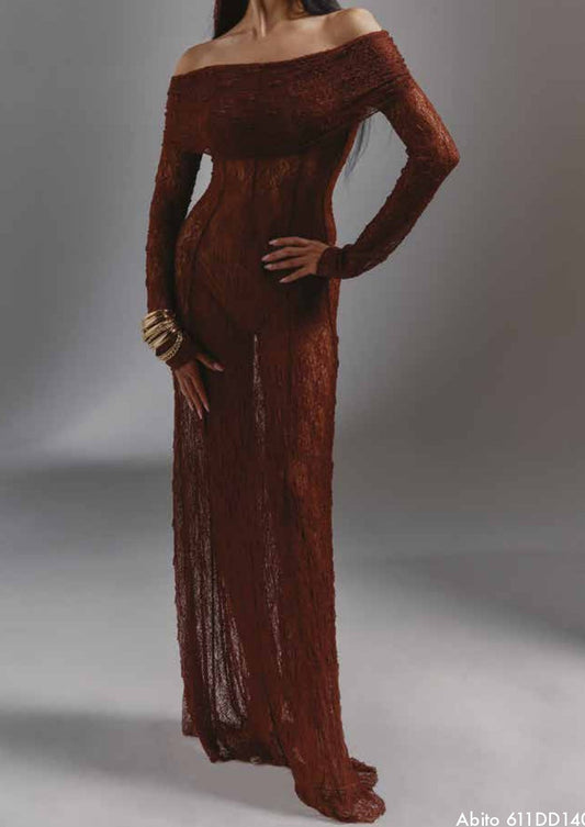 Abito pizzo donna - art. 611DD14008 - Denny Rose Primavera Estate 2026