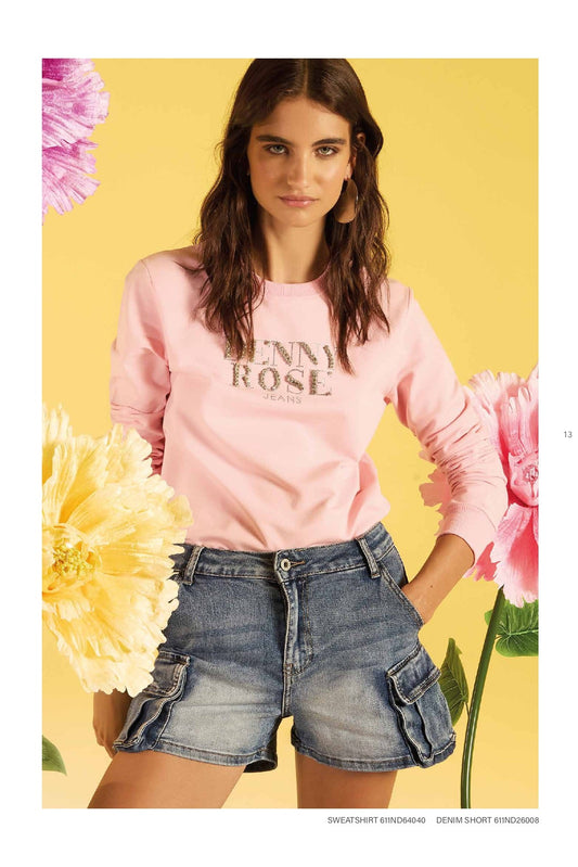 Shorts denim donna - art. 611ND26008 - Denny Rose Primavera Estate 2026