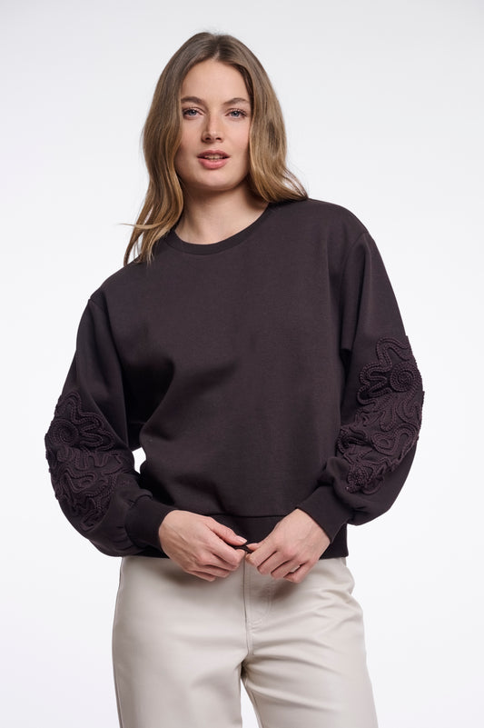Maglione donna art. Manar Rino & Pelle Coffee roast