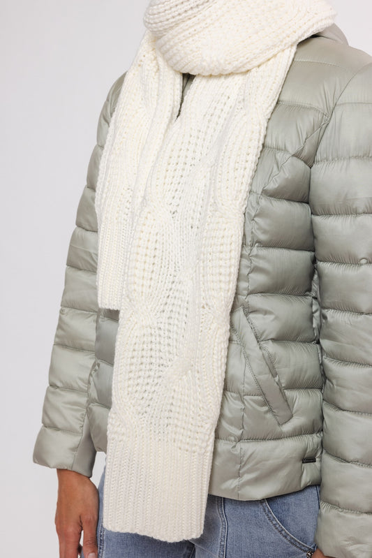Sciarpa NEFITY SHAWL -Rino & Pelle- Autunno Inverno 2024/25 -Snow white-