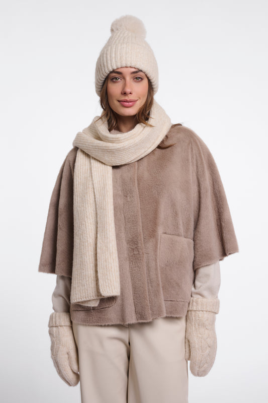 Sciarpa donna art. Nuria Rino & Pelle Birch blend