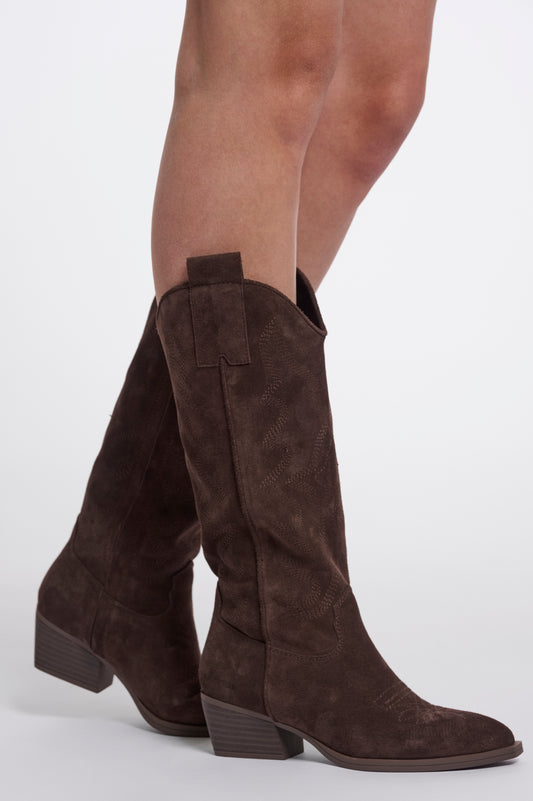 Stivali texani donna art. Pari Rino & Pelle Brown