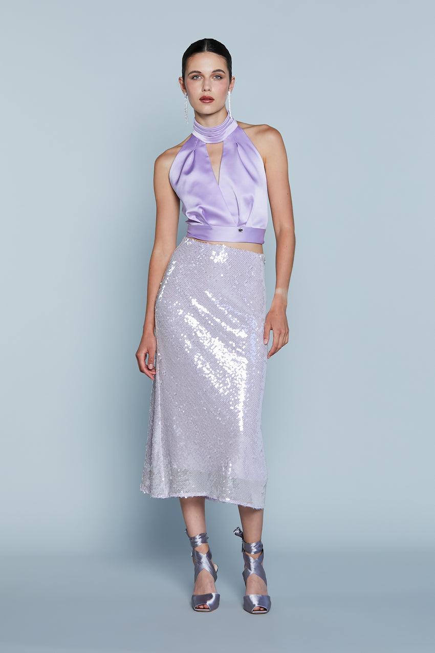 Gonna ALEGRE Full Paillettes RCP2504006002 Donna Relish