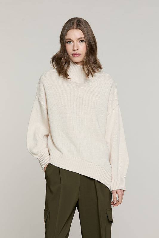 Maglia LYS collo alto taglio asimmetrico - RDA2602529055 - Relish Autunno/Inverno 2026