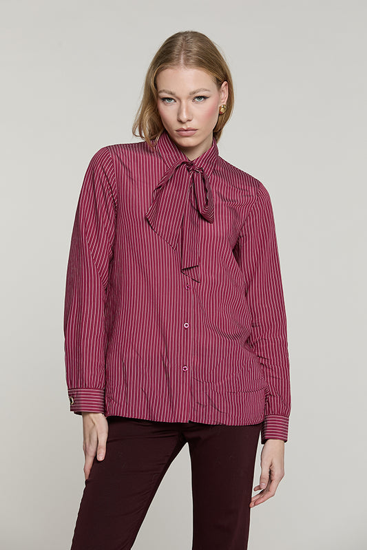 Camicia BLOWELL manica lunga con fusciacca righe - RDA2603054018 - Relish Autunno/Inverno 2026