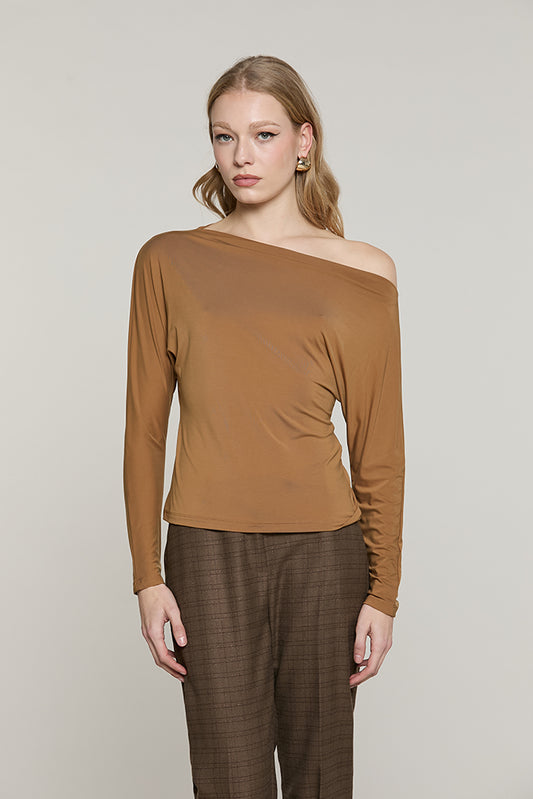 Blusa VIDEO manica lunga pipistrello + scollo barca - RDA2603652026 - Relish Autunno/Inverno 2026